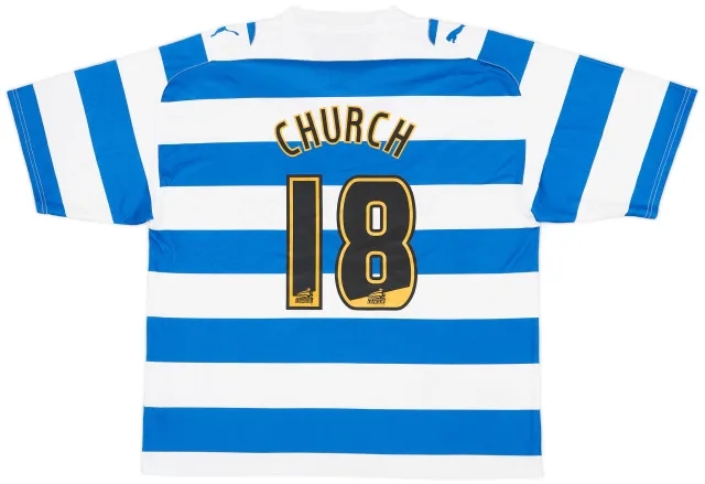 Puma 2009-10 Reading Home Shirt Church #18 - 9/10 - (XXL)