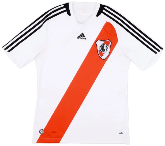 adidas River Plate Mens SS Home Shirt 2008/10