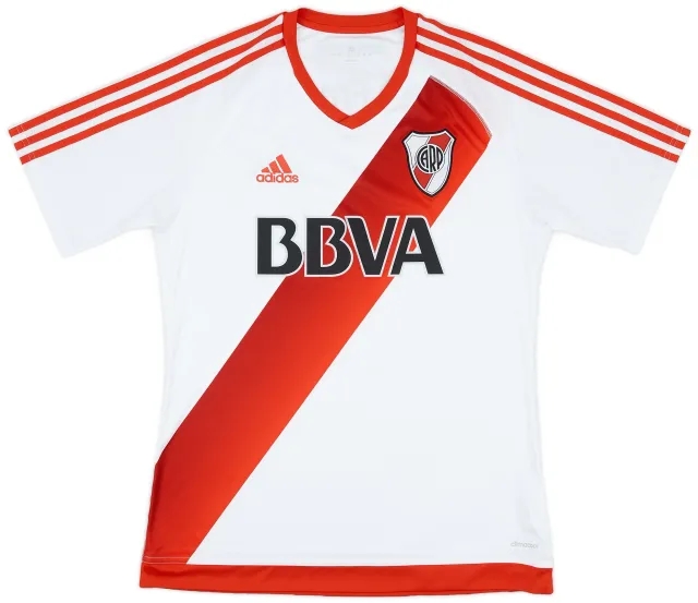 adidas 2016-17 River Plate Home Shirt - 8/10 - (L)