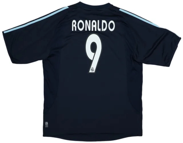 adidas 2003-04 Real Madrid Away Shirt Ronaldo #9 (L)