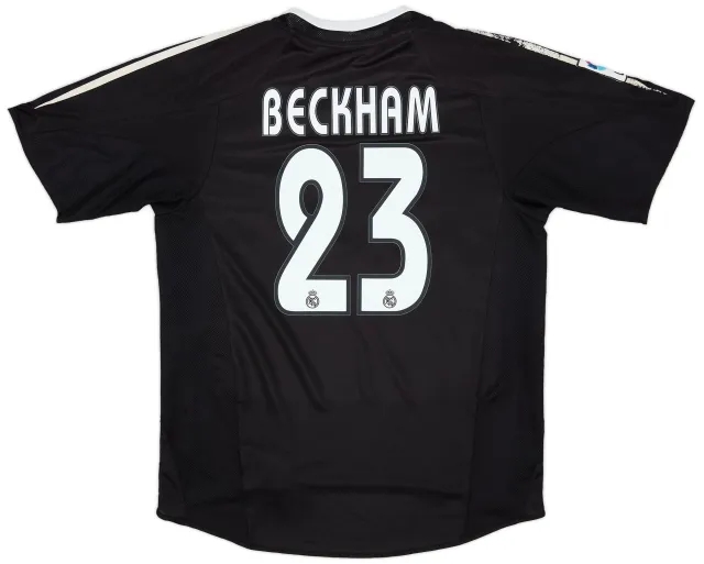adidas 2004-05 Real Madrid Away Shirt Beckham #23 - 5/10 - (S)