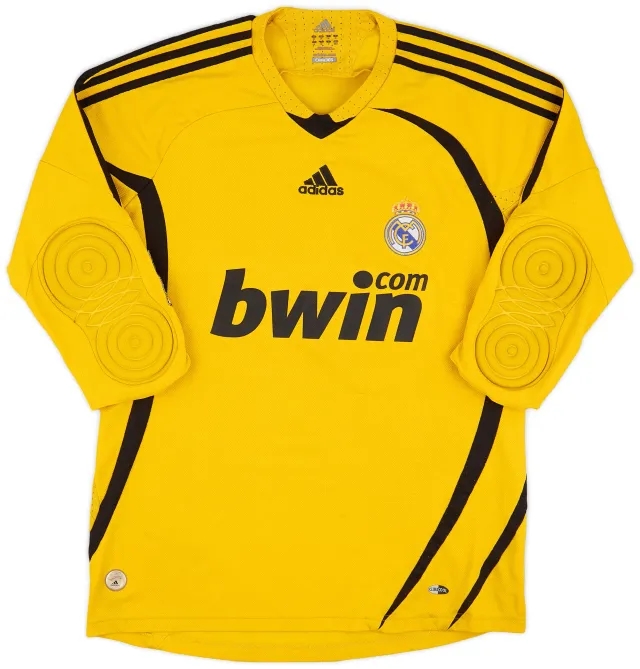 adidas 2008-09 Real Madrid GK S/S Shirt - 7/10 - (M)