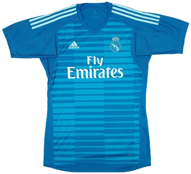adidas 2018-19 Real Madrid GK S/S Shirt - 8/10 - (M)