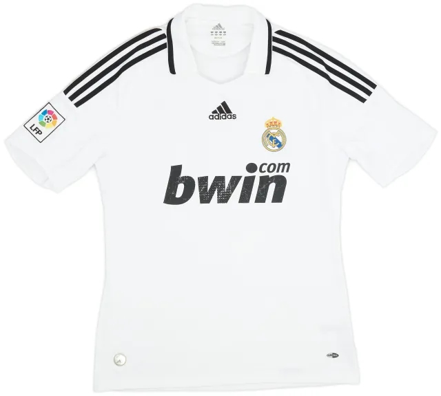 adidas 2008-09 Real Madrid Home Shirt - 6/10 - (M)