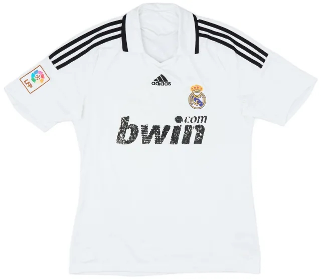 adidas 2008-09 Real Madrid Home Shirt - 5/10 - (M)