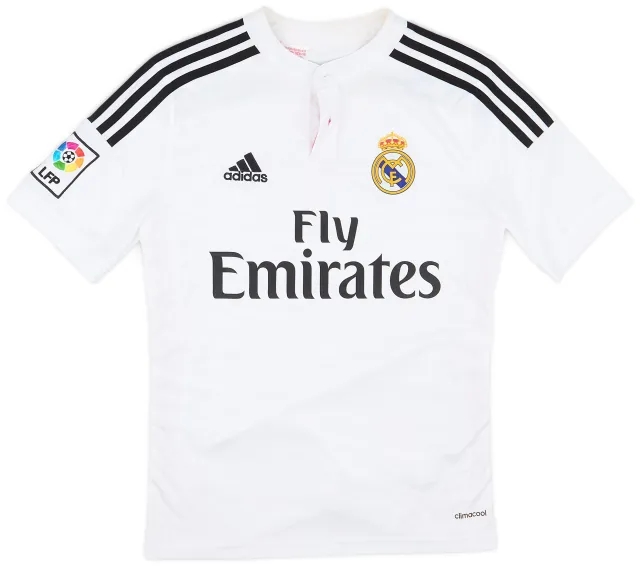 adidas 2014-15 Real Madrid Home Shirt - 7/10 - (L.Boys)
