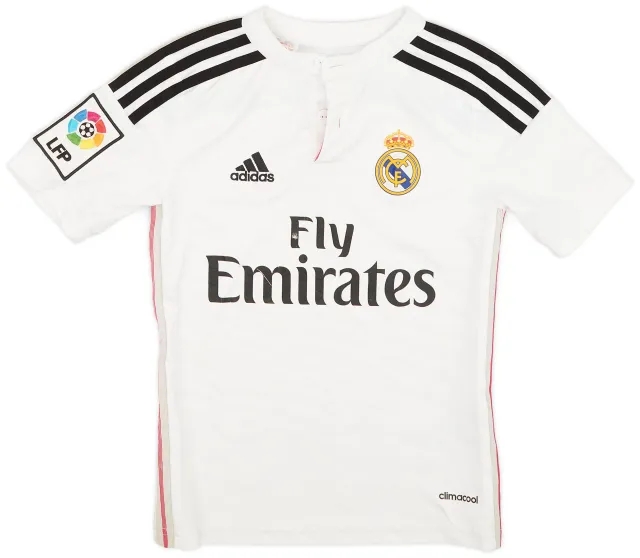 adidas 2014-15 Real Madrid Home Shirt - 6/10 - (S.Boys)