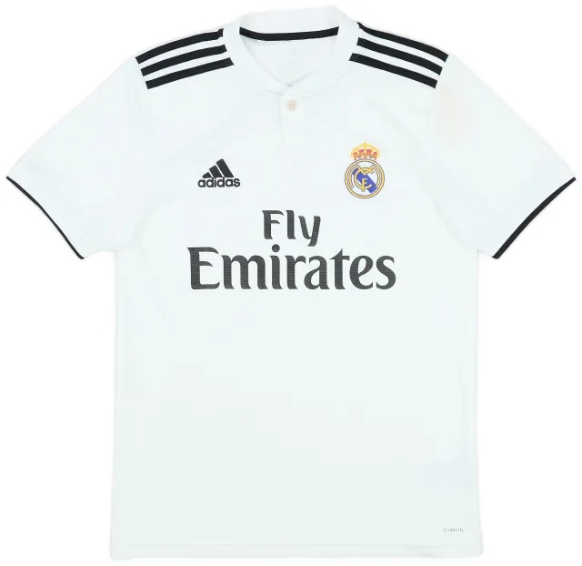 adidas 2018-19 Real Madrid Home Shirt - 5/10 - (S)