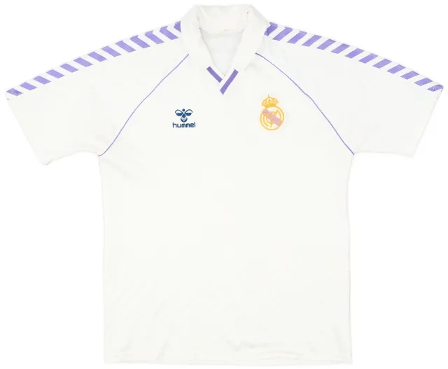 Hummel 1986-88 Real Madrid Home Shirt - 8/10 - (L)