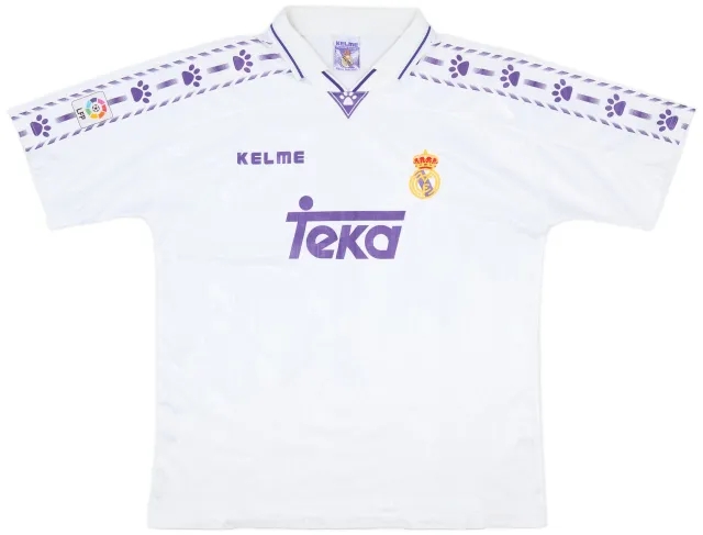Kelme 1996-97 Real Madrid Home Shirt - 8/10 - (XL)