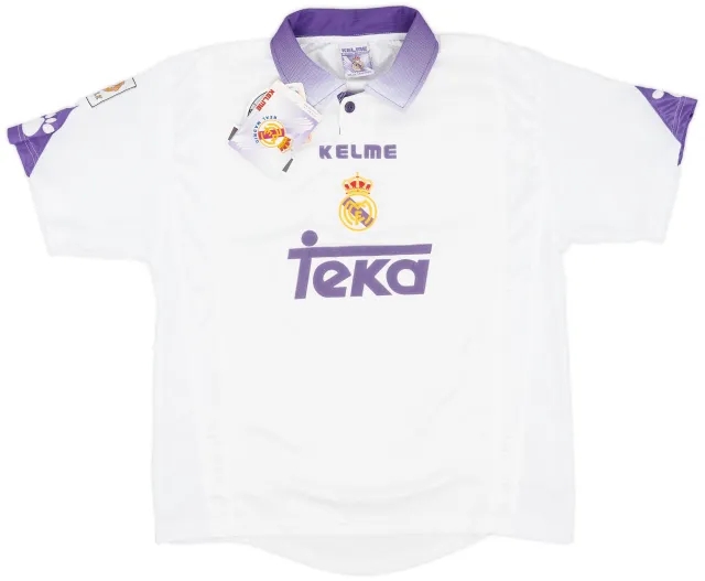 Kelme 1997-98 Real Madrid Home Shirt (L)