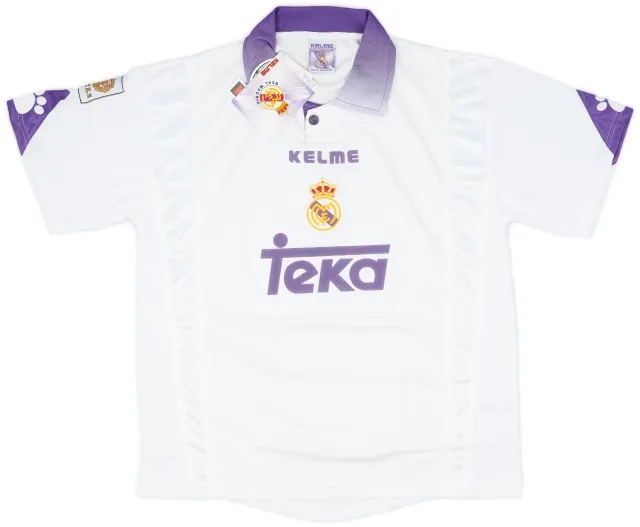 Kelme 1997-98 Real Madrid Home Shirt (L)