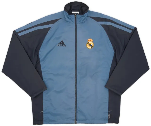 2001-02 Real Madrid adidas Track Jacket - 7/10 - (XL.Boys)