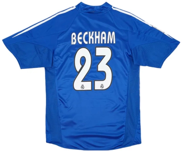 adidas 2004-05 Real Madrid Third Shirt Beckham #23 (S)
