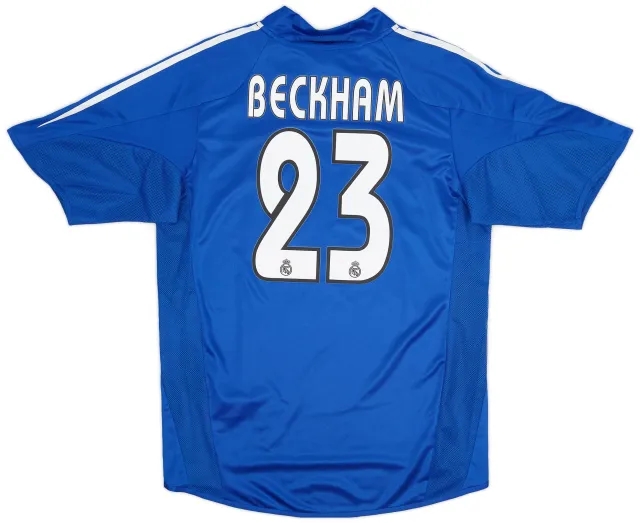 adidas 2004-05 Real Madrid Third Shirt Beckham #23 (S)