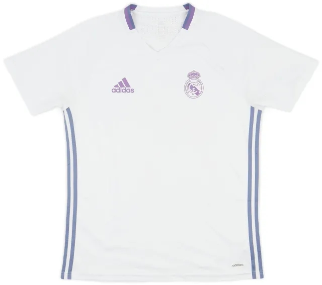 adidas 2016-17 Real Madrid adizero Training Shirt - 9/10 - (L)