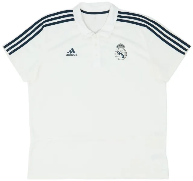 2018-19 Real Madrid adidas Polo Shirt - 9/10 - (XXL)