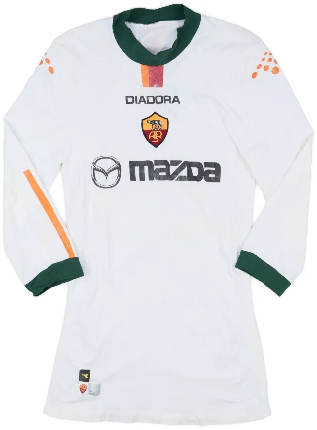 Diadora 2004-05 Roma European Away L/S Shirt - 6/10 - (S)