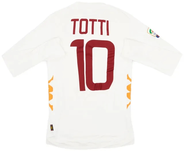 Kappa 2011-12 Roma Away L/S Shirt Totti #10 - 7/10 - (XS)