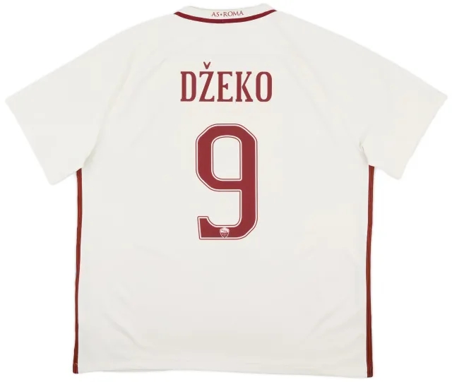 Nike 2016-17 Roma Away Shirt Dzeko #9 - 7/10 - (XXL)