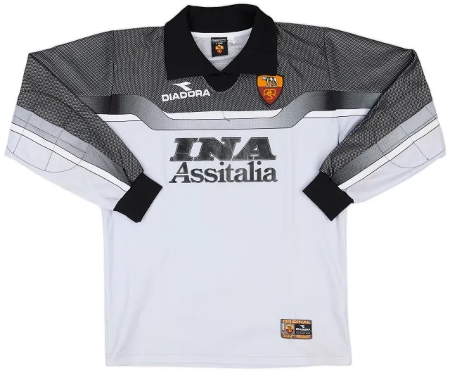 Diadora 1999-00 Roma GK Shirt - 6/10 - (S)