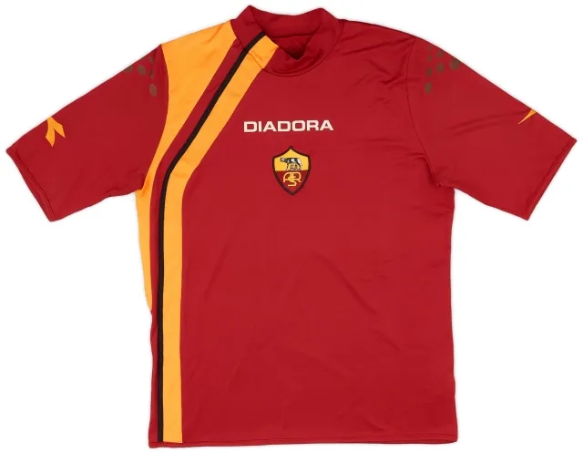 Diadora 2005-06 Roma Home Shirt - 8/10 - (S)