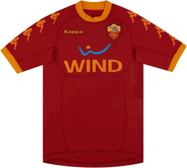 Kappa 2010-11 Roma Home Shirt #15 - 9/10 - (S)