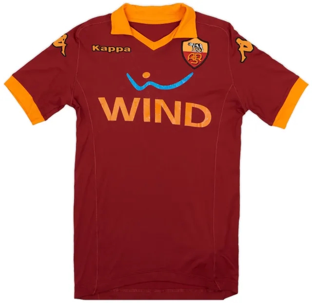 Kappa 2012-13 Roma Home Shirt #4 - 5/10 - (XS)