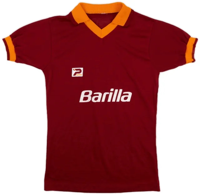 1983-84 Roma Home Shirt - 8/10 - (L.Boys)