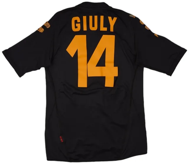 Kappa 2007-08 Roma Third Shirt Giuly #14 - 6/10 - (L)