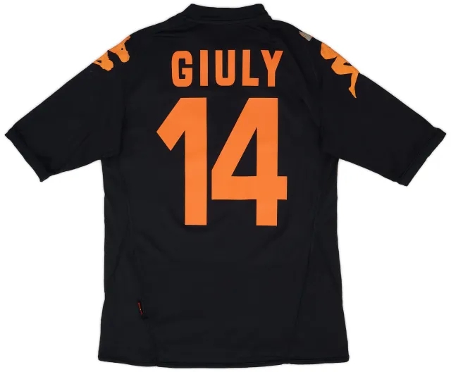 Kappa 2007-08 Roma Third Shirt Giuly #14 - 6/10 - (XL)