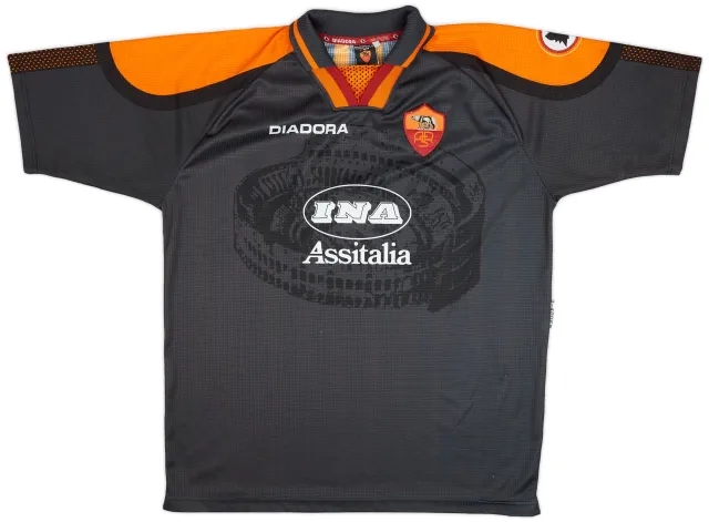 Diadora 1997-98 Roma Third Shirt - 8/10 - (M)