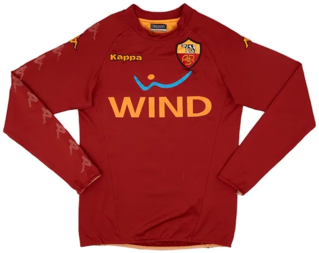 2008-09 Roma Kappa Training L/S Shirt - 7/10 - (XS)