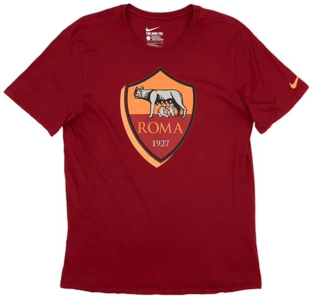 2015-16 Roma Nike Cotton Tee - 9/10 - (L)