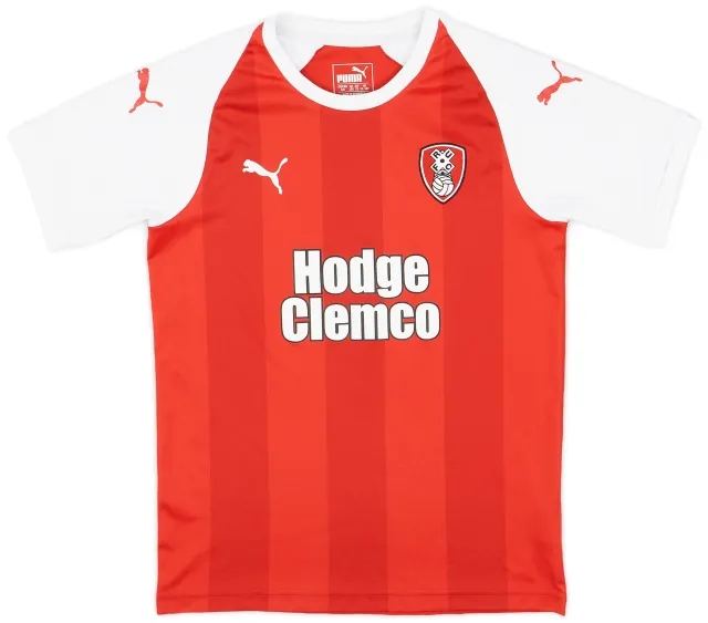 Puma 2017-18 Rotherham Home Shirt - 9/10 - (M.Boys)