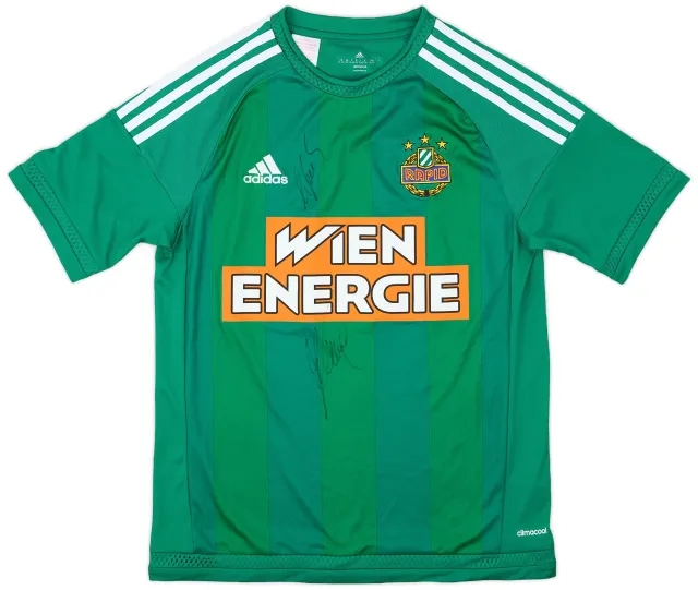 adidas 2015-16 Rapid Vienna Home Shirt - 9/10 - (XL.Boys)