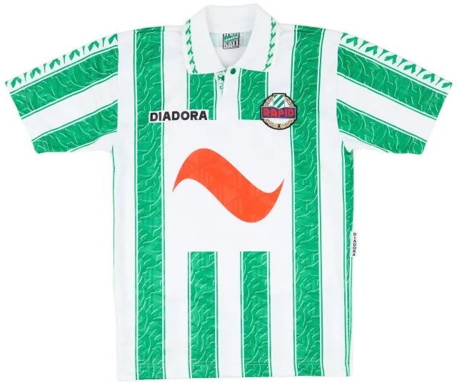 Diadora 1996-98 Rapid Vienna Home Shirt - 9/10 - (XS)