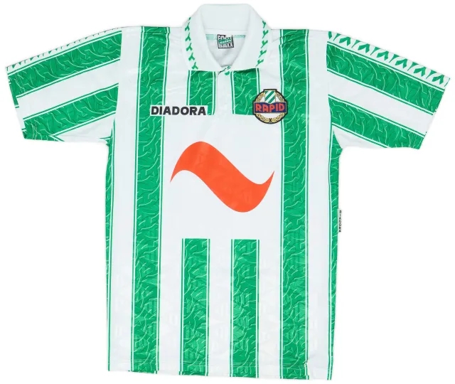 Diadora 1996-98 Rapid Vienna Home Shirt - 7/10 - (S)