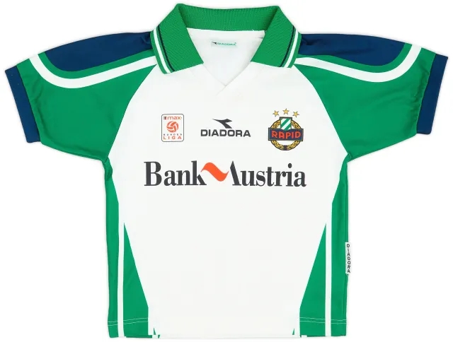 Diadora 1998-99 Rapid Vienna Home Shirt - 9/10 - (M.Boys)
