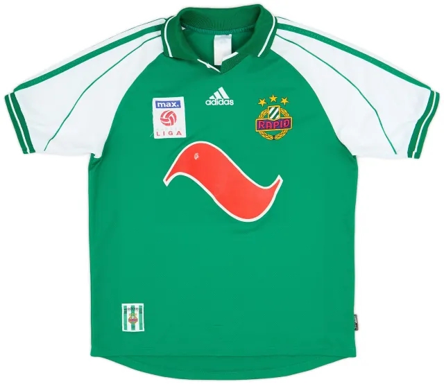 adidas 1999-00 Rapid Vienna Home Shirt - 6/10 - (Y)