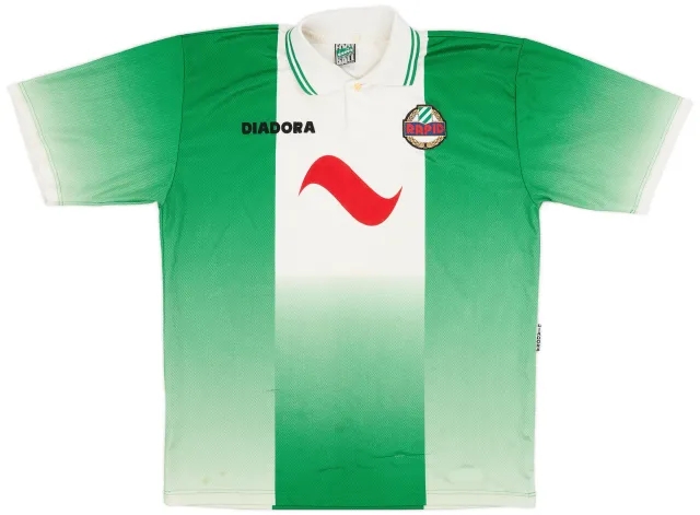 Diadora 1996-98 Rapid Vienna European Home Shirt - 7/10 - (XXL)