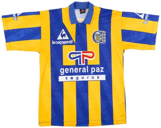 LeCoqSportif 1996-98 Rosario Central Home Shirt - 8/10 - (L)