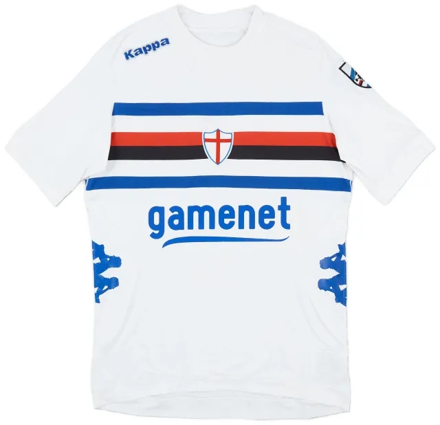 Kappa 2012-13 Sampdoria Away Shirt #9 - 6/10 - (M)