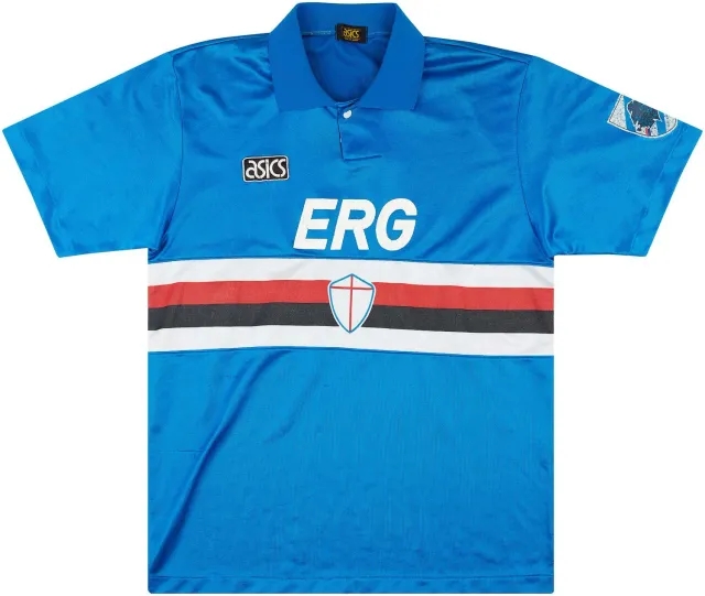 Asics 1992-94 Sampdoria Home Shirt - 5/10 - (XL)