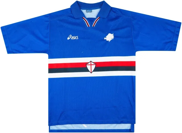 Asics 1996-97 Sampdoria Home Shirt - 6/10 - (L)