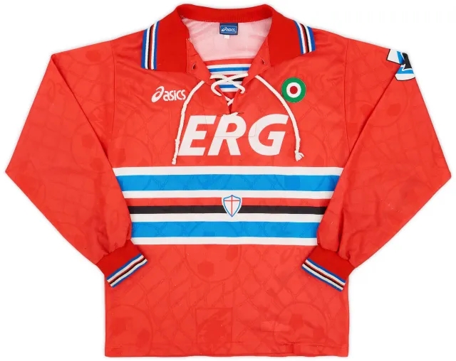 Asics 1994-95 Sampdoria Third Shirt #6 - 7/10 - (S)