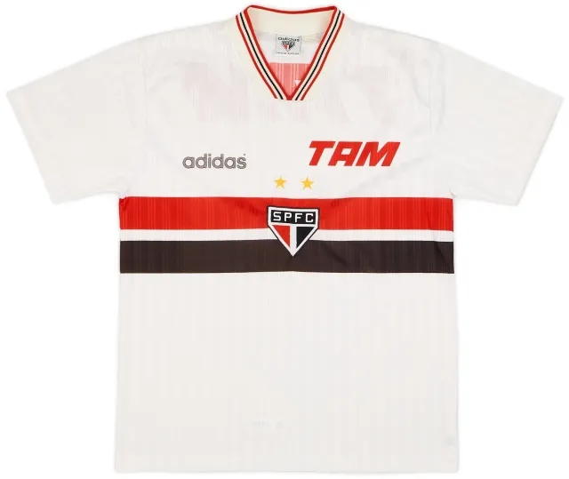 adidas 1996 Sao Paulo Home Shirt - 8/10 - (L)