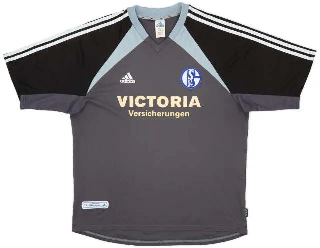 adidas 2001-02 Schalke Away Shirt - 6/10 - (XL)