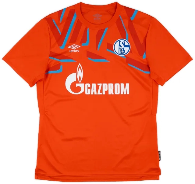 Umbro 2019-20 Schalke GK S/S Shirt - 8/10 - (L)