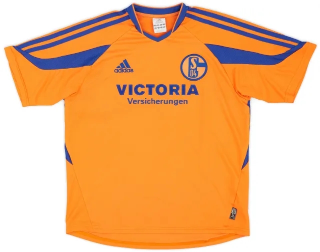 adidas 2003-04 Schalke Third Shirt - 9/10 - (XL.Boys)